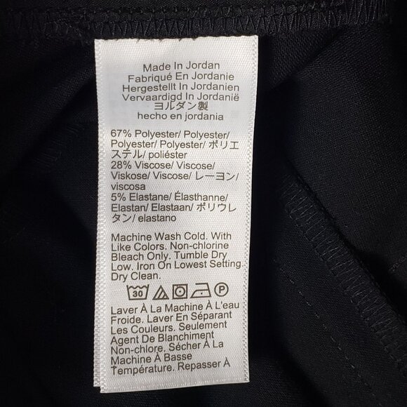 J Crew Slim-Fit Full-Length Trouser Pant in Black Women Size 6 Career Office NWT - Picture 7 of 16